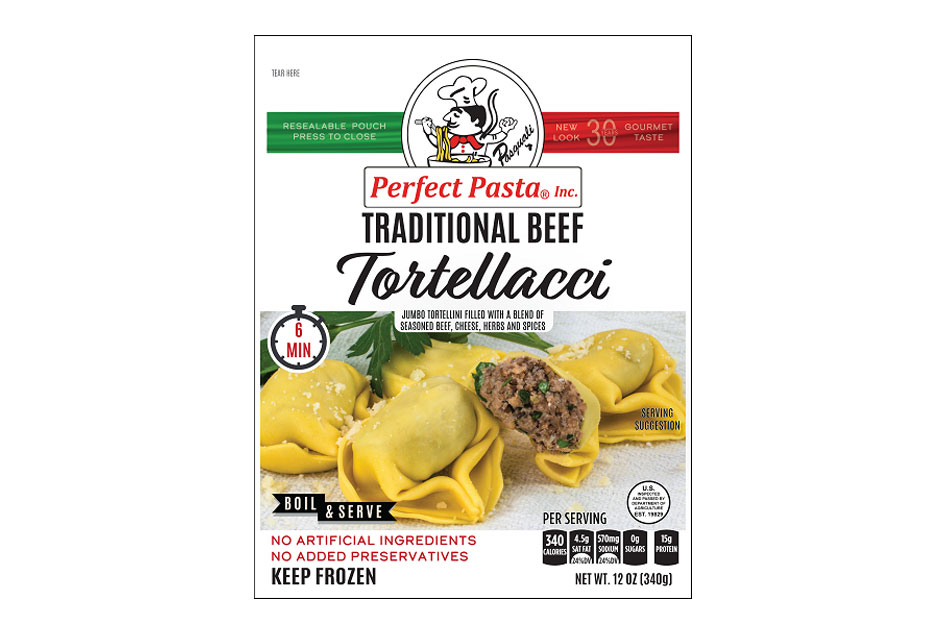 Traditional Beef Tortellacci - 32115 - Perfect Pasta Inc - Premium ...